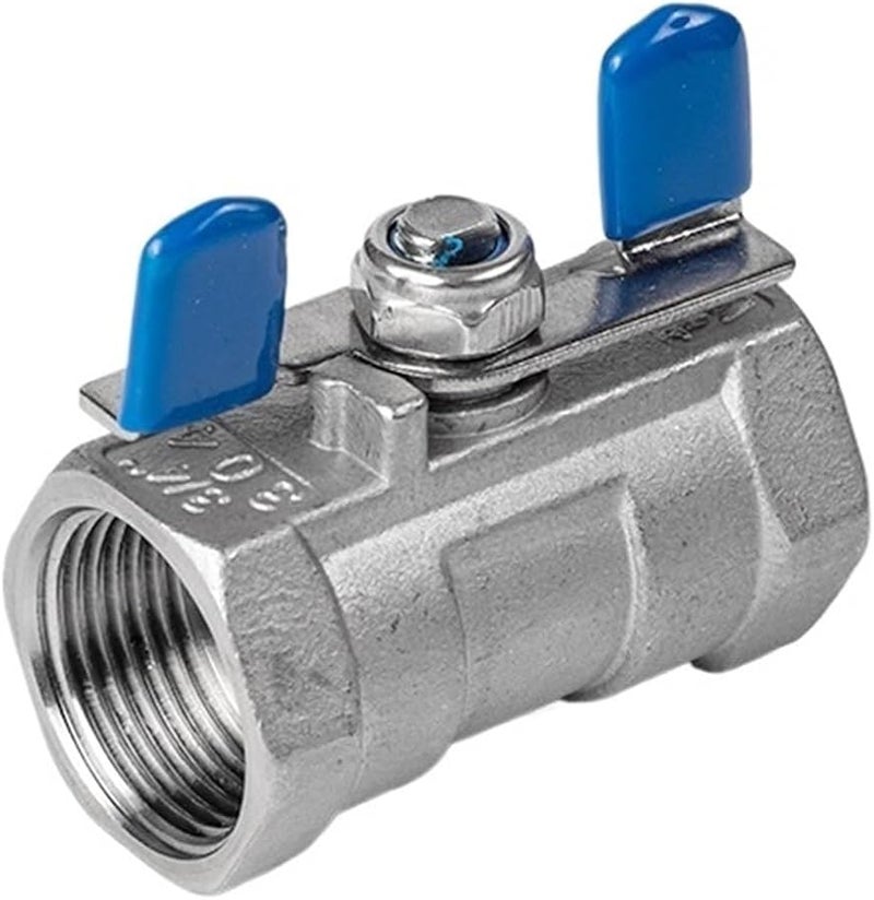 DN8 304 Stainless Steel Butterfly Handle Ball Valve 4 Point Switch - Image 5