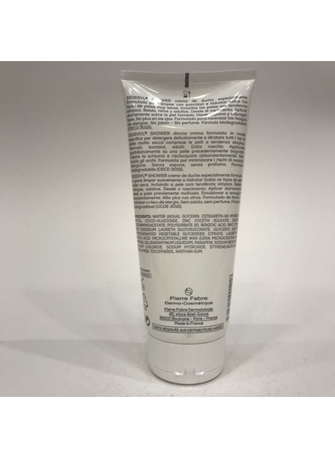 Dexeryl Atopic Skin Shower Cream 200ml - Image 3