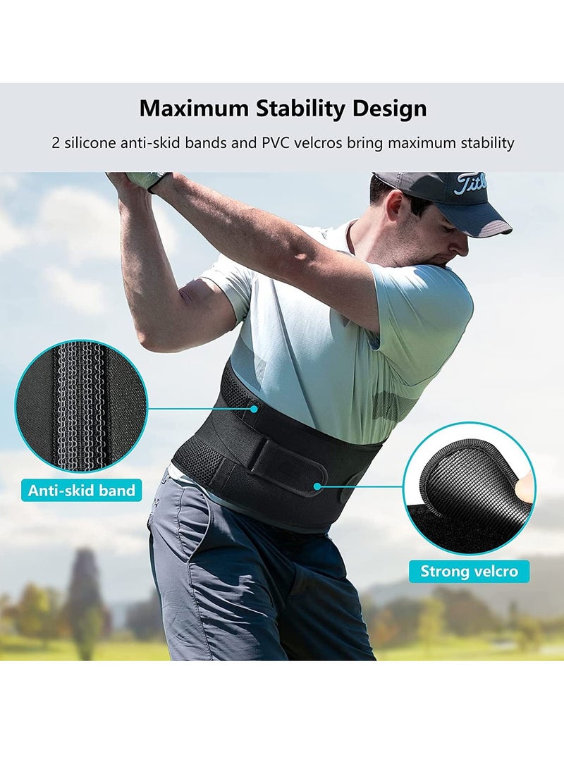 general Air Mesh Back Brace for Men Women Lower Back Pain Relief with 7 Stays, Adjustable Back Support Belt for Work, Anti-skid Lumbar Support for Sciatica Scoliosis - Image 5