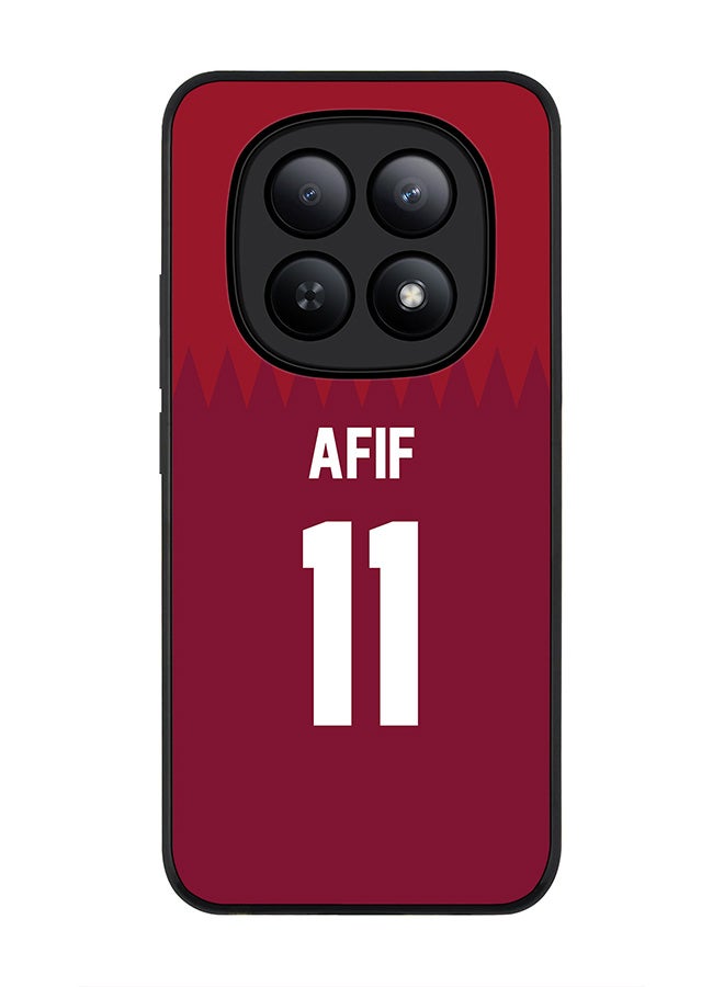 For Xiaomi Redmi Note 15 5G / Poco M8 Case,Slim fit Camera Protection, Shockproof Thin Phone cover  - Football - Qatar,  Afif