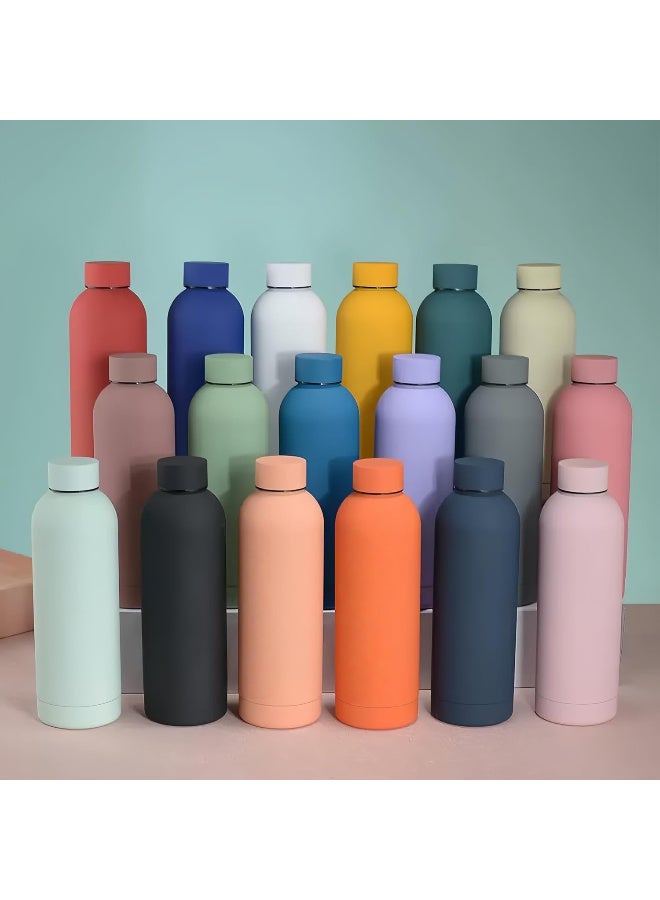 Thermal Water Bottle - Portable Lid Metal Thermal Vacuum Insulated Stainless Steel | Reusable Leak Proof BPA-Free Flask, 500ml, 10 Hours Hot/12 Hours Cold, Double-Walled Design (Pink 2) - Image 3