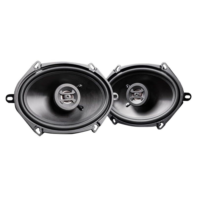 Hifonics Zeus ZS5768CX 5x7/6x8" 2 Way 250W Car Audio Coaxial Speakers with Mylar Dome Tweeter and Alpha Cellulose Poly Woofers, Pair - Image 1