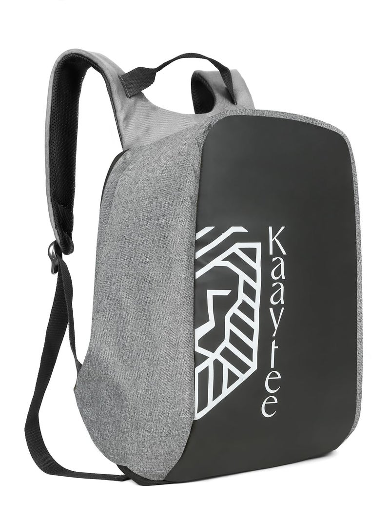 Kaaytee Voyager Plus Anti Theft Number Lock Backpack Bag with 15.6 Inch Laptop Compartment, USB Charging Port & Organizer Pocket for Men Women Boys Girls- (grey) - Image 1