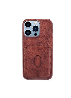 Loquat Suitable For Iphone 14/13pro Mobile Phone Case Samsung M33/S22 Back Cover Retro Card Bag Xiaomi 12/11 Mobile Phone Case 