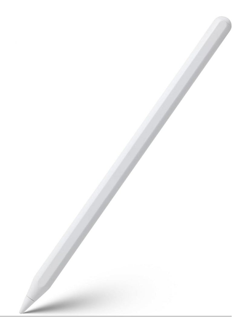 Denx Active Digital Stylus iPad Pen Pencil Pro with Fast Charging For Apple iPad 2018 and Later White  - Image 1