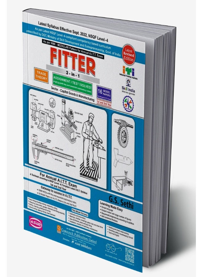 Fitter 3-In-1 Th./Asst./Model (Nsqf-5 Annual Syll. 1 & 2 Yr.)(16 Model Papers) - Image 2