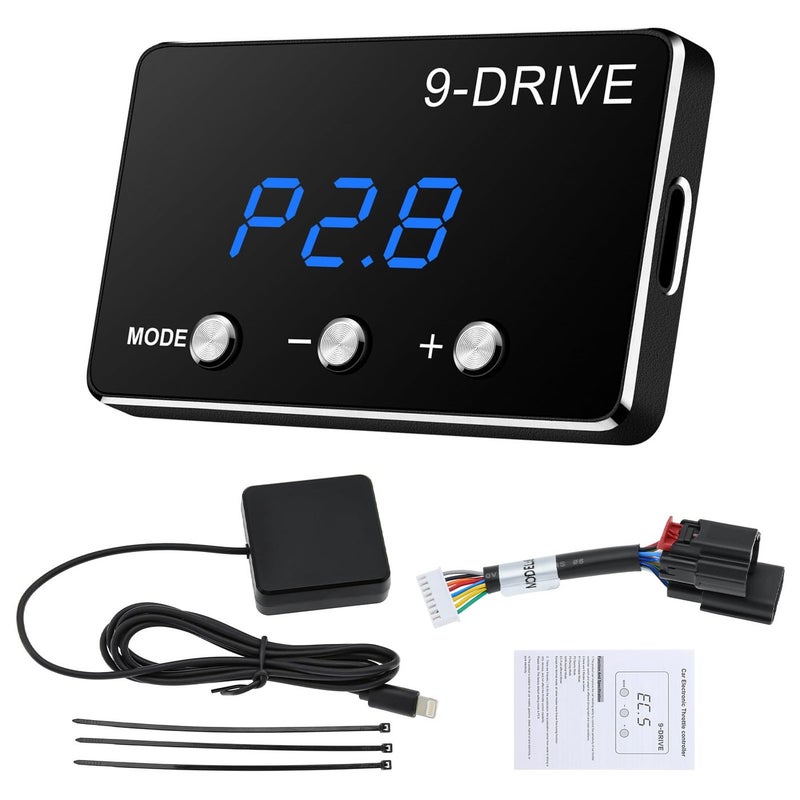 MAIMEIMI Throttle Response Controller 9 Drive Modes Smart Electronic Racing Accelerator for Dodge Challenger Charger Ram Durango Jeep Cherokee KK Wrangler JK Liberty Chrysler 300 Aspen