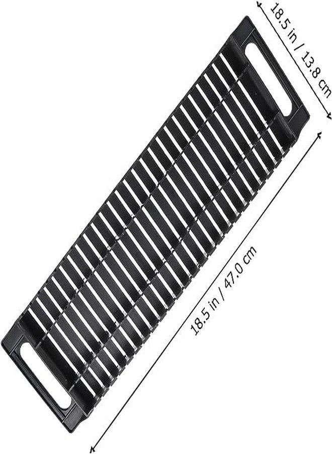 SES QTek SUPREME Anti-Static PCB Tray - I Type, 25 Slots for ESD-Safe Storage Anti Static ESD PP PCB Tray (I Type) - 25 Slots FOR PCB STACKING - Image 5
