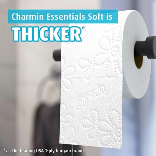 Charmin Essentials Soft Toilet Paper 6 Mega Rolls, 330 sheets per roll - Image 3
