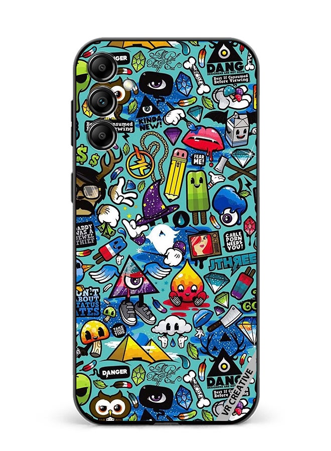 VR CREATIVE Protective Case Cover For Samsung Galaxy A55 Design Multicolour - Image 1