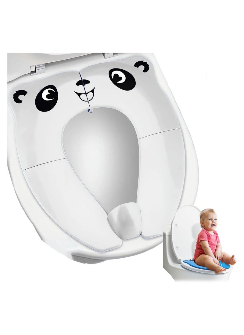 Generic Toddler Toilet Seat Cover, Upgrade Portable Potty Seat With Splash Guard For Toddler  - Image 1
