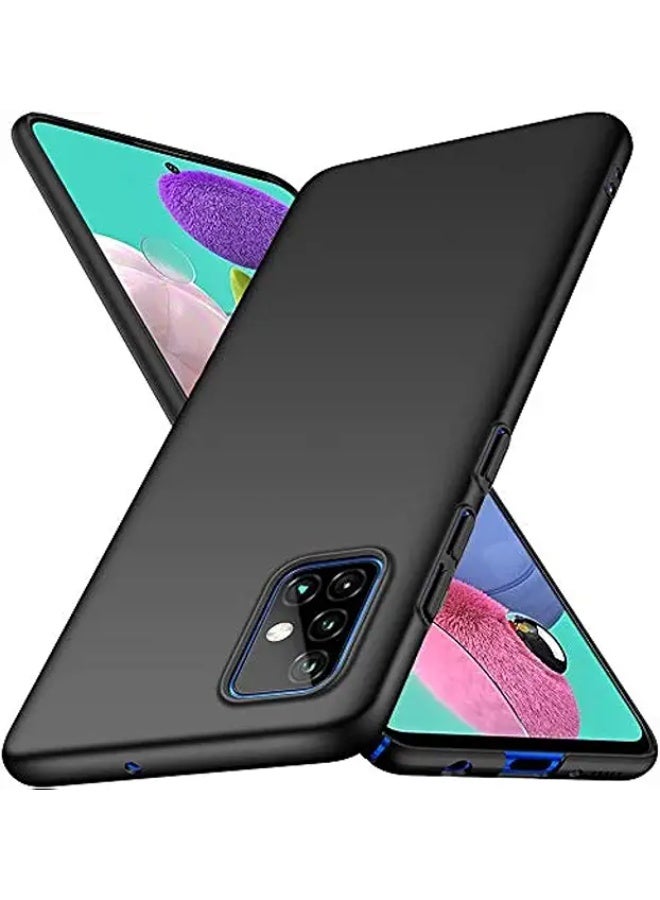 Protective Cover For Samsung Galaxy A51 , Slim Fit Soft Back TPU Case Flexible Silicone Cover Compatible For Samsung Galaxy A51 - Black