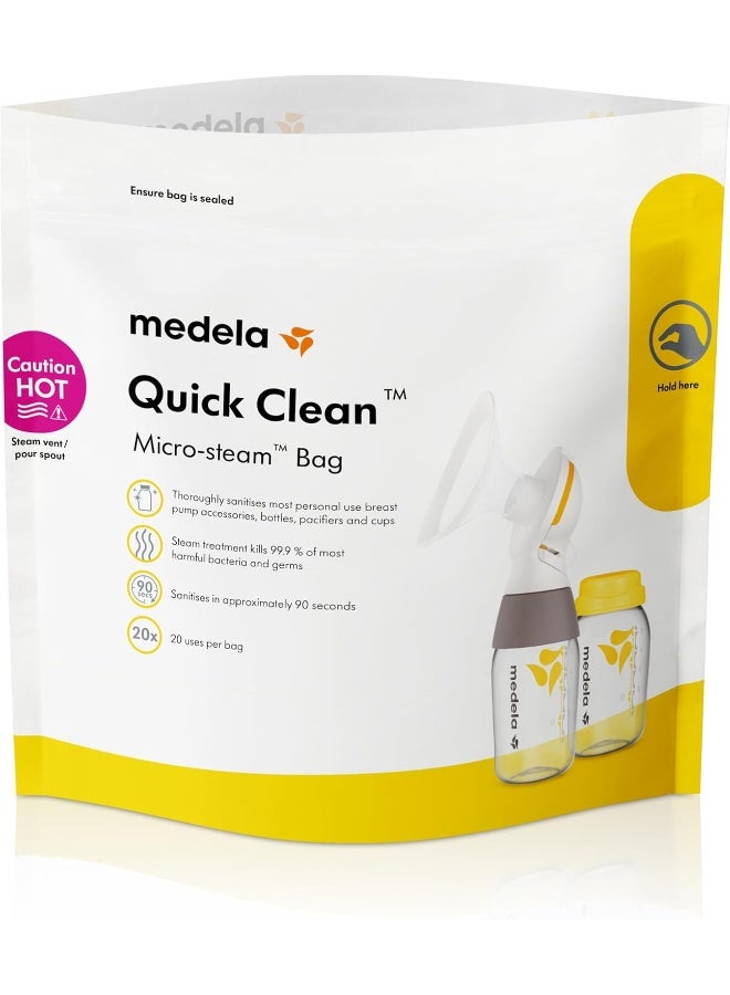 Medela Quick Clean Micro-Steam Bags - Image 1