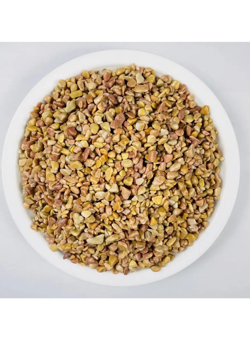 ڤسيل24 حجر ذهبي 3-5 مم: مثالي لتزيين أحواض السمك، والتراريوم، والمناظر الطبيعية، والحرف اليدوية، وركائز أحواض السمك الزخرفية. - Image 2