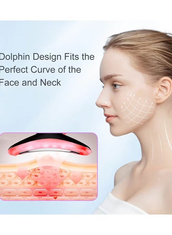 جهاز تدليك الوجه والرقبة – مدلك شد البشرة وإزالة التجاعيد – أداة نحت الوجه للعناية بالبشرة وتحسين الملمس والنعومة - Image 3