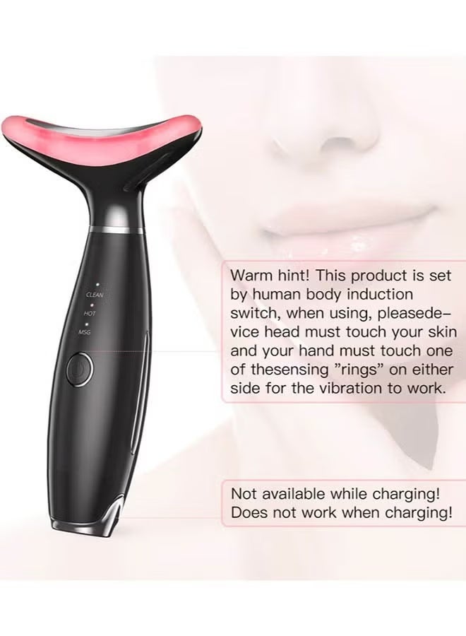 جهاز تدليك الوجه والرقبة – مدلك شد البشرة وإزالة التجاعيد – أداة نحت الوجه للعناية بالبشرة وتحسين الملمس والنعومة - Image 5