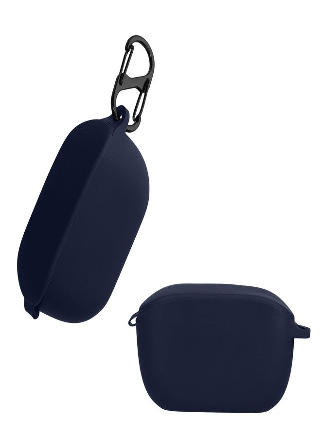 kwmobile حافظة kwmobile متوافقة مع JBL Wave 100TWS - غطاء سيليكون لحامل سماعات الأذن - أزرق داكن - Image 1