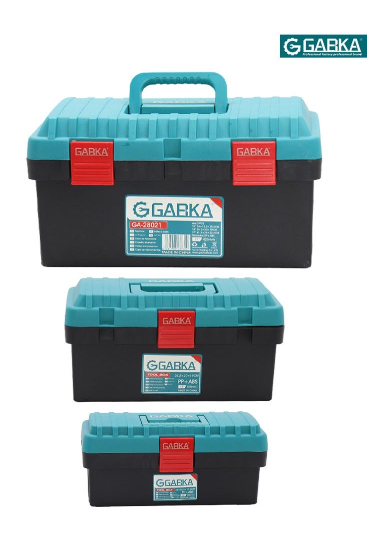 GABKA Plastic Tool Bag Set 3 Piece - Image 1