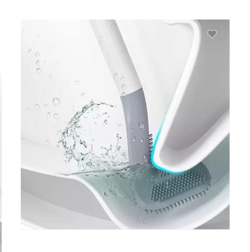 Gcrox فرشاة تنظيف المرحاض Gcrox فرشاة جولف هوكي غربية هندية لملحقات الحمام والمطبخ المنزلية لاصقة للشعر والأوساخ عناصر جديدة - Image 3