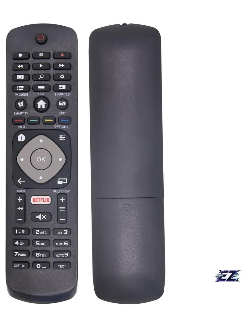 ELTRAZONE Replacement Universal Remote Control for Philips Smart TV - Works with All Philips Models, Includes Netflix Button, No Setup Required, with Battery - Image 2