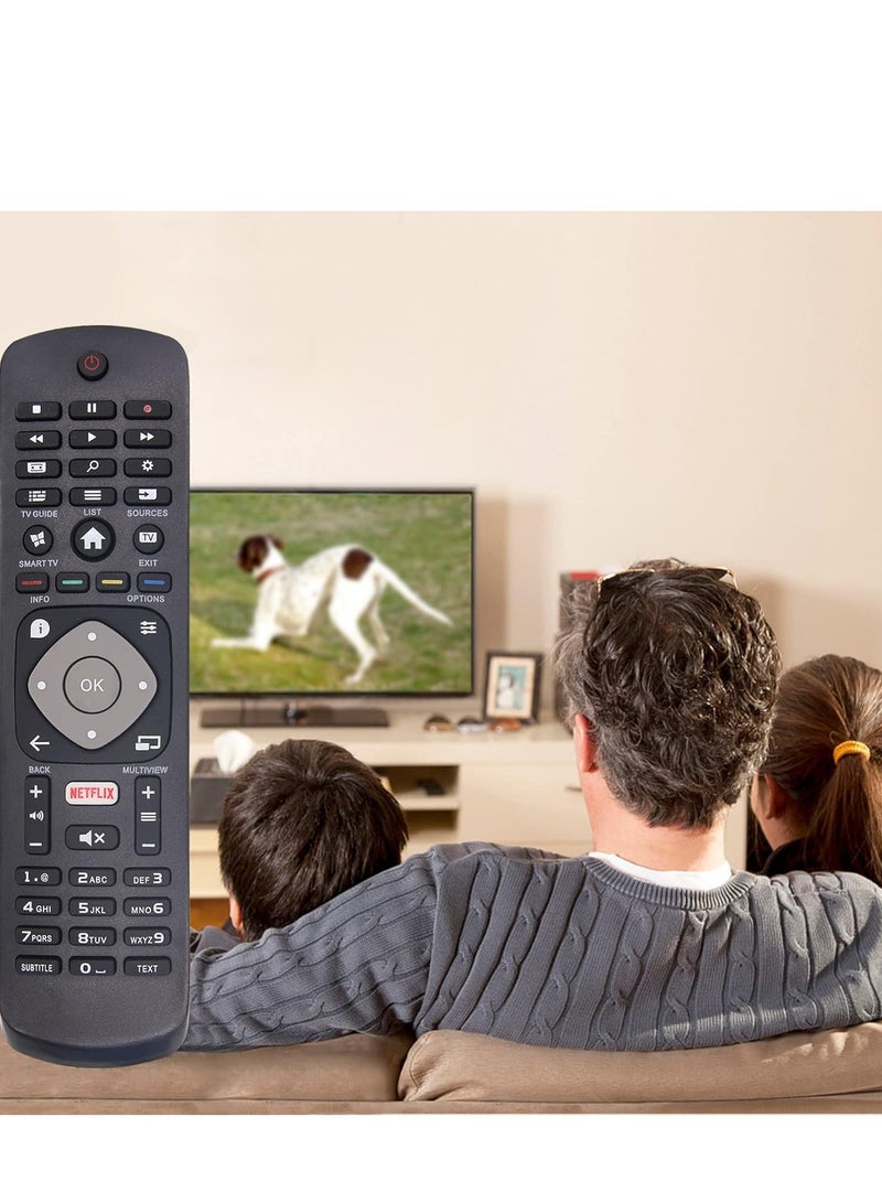 ELTRAZONE Replacement Universal Remote Control for Philips Smart TV - Works with All Philips Models, Includes Netflix Button, No Setup Required, with Battery - Image 5
