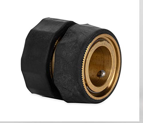 Camco كامكو 5/8" نحاس وفولاذ فصل خرطوم سريع - الاتصال والفصل بين ملحقات الخرطوم المتعددة | إيقاف تلقائي عند الفصل | 1 أنثوي و 3 ذكور توصيلات - 4 قطع - (20136) - Image 2