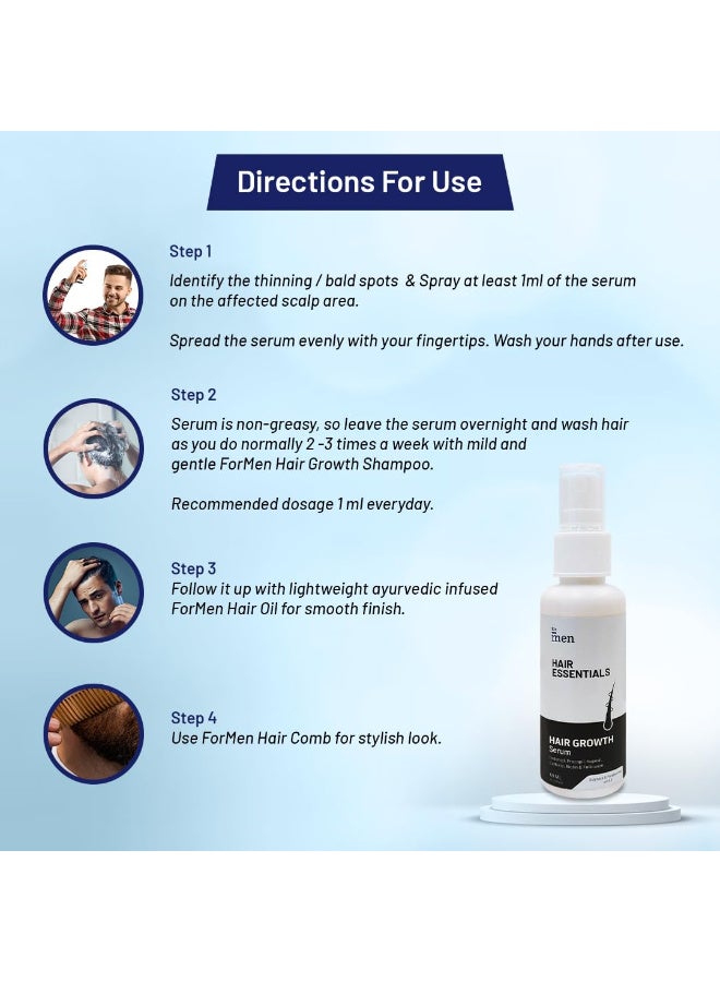 Formen Hair Growth Serum For Men With 3% Redensyl, 2% Procapil, Caffeine, Follicusan, Kopexil 60 Ml - 80 Grams - Image 2