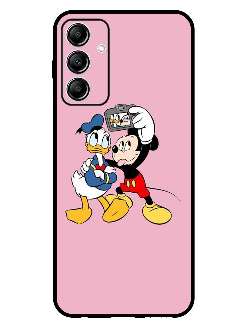 Theodor Protective Case Anti Scratch Shock Proof Bumper Cover For Samsung Galaxy A15 5G Mickey Donald selfie  - Image 1