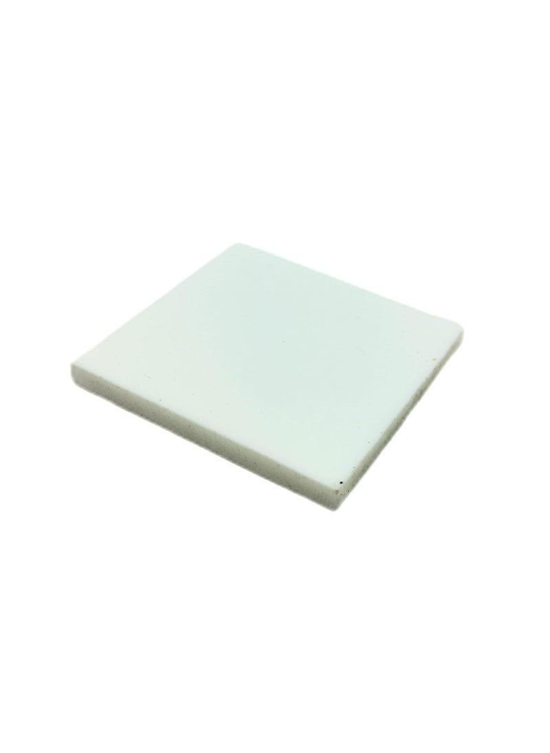 Invento INVENTO 10Pcs 2x2 Acrylic Sheet White Color 50x50x5mm Plastic Plate 5mm thickness 2 inch Plexiglass Board Opaque For DIY Projects  - Image 3
