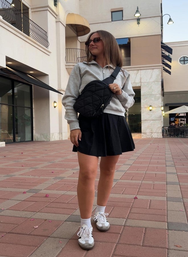 جي4فري حقيبة كتف G4Free للنساء، حقيبة كروسبودي مبطنة خفيفة الوزن مناسبة للسفر اليومي والعمل - أسود - Image 2