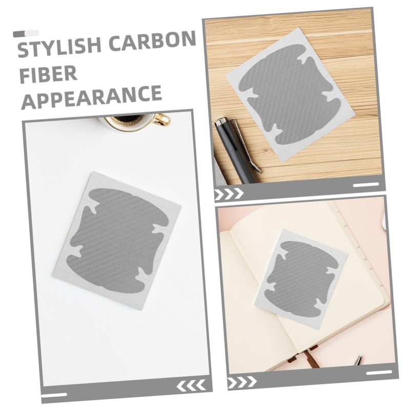 8Pcs Carbon Fiber Car Door Handle Scratch Protection Stickers Easy Adhesive Installation Durable Exterior Accessories - Image 4