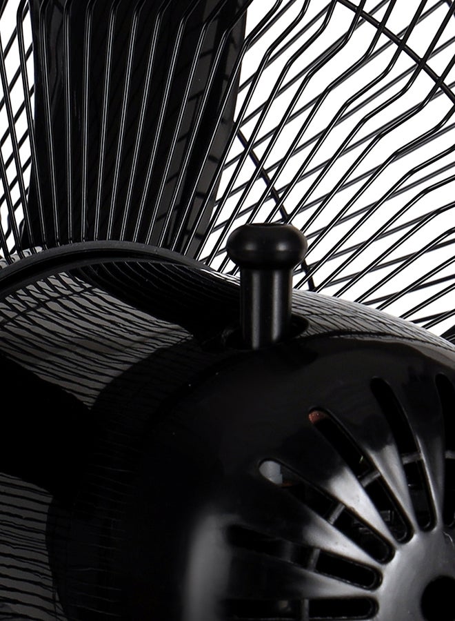 KRYPTON 16-Inch Stand Fan With 5-Leaf Blades, 3-Speed Control, Oscillation, Powerful Motor/Strong Safety Grill, Super Silent, Adjustable Height, Built In Safety Thermal Fuse/Suitable For Large Spaces, Home, Office & Super Strong Blades 70 W KNF6027L Black - Image 4