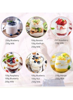 sokany 1400ML High-Capacity Yogurt Maker with Constant Temperature Fermentation, Stainless Steel, 8 Independent Tanks, EU-Plug Ice Cream Yogurt Fermenter  - Image 3