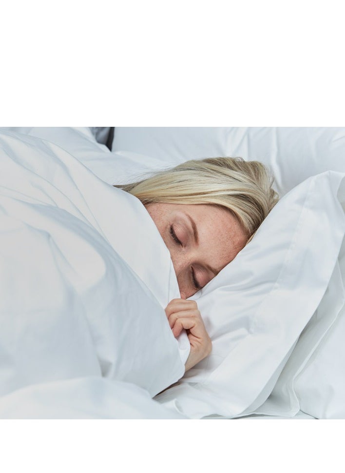 7 STARS HZM - Bamboo Duvet Cover Single Size 150x200 cm With Button Closing and Corner Ties 400TC Cool, Anti-Allergic, Soft and Silky – Silver - Image 1