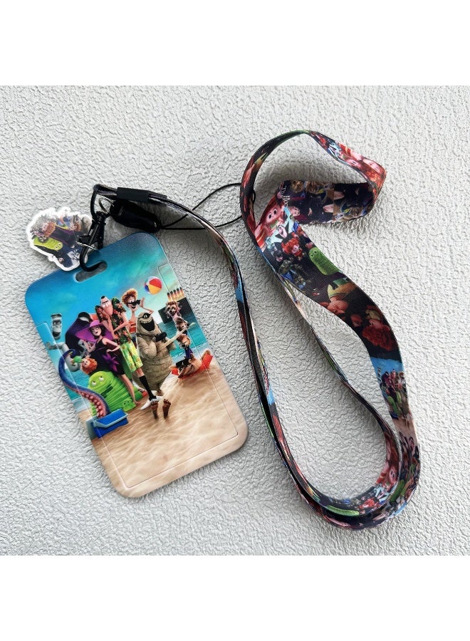 NIBEMINENT 1 - Piece Elf Hotel Kpop Photo Card Holder Pendant Key Chain ID Badge Holder ID Card Holder Photo Card Protector for School ID Office ID Access Card for Women Girls - Image 1