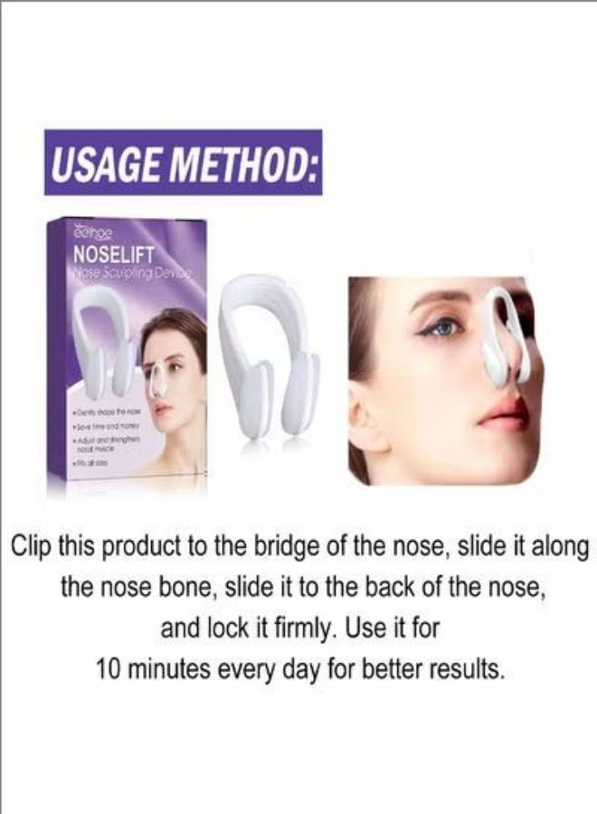 EELHOE Noselift Nose Sculpfing Device, With 10 Minutes of Daily Use, Takes On Loose Cartilage and Skin On The Nose's Tip, Giving You a Firmer and More Youthful Appearance, Comfortable and User-Friendly - Image 3