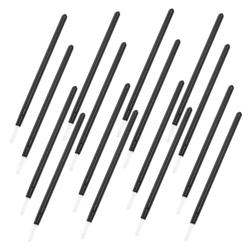 Disposable Lash and Lip Brush Set 100pcs, Black Fine-tip Eyeliner and Lip Gloss Applicators for Convenient Makeup and Lash Supplies, Professional Beauty Tool and Makeup Artists - Image 1