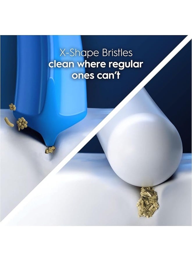 Oral-B Pro Sensitive Clean Electric Toothbrush Head, X-Shaped & Extra Soft Bristles for Gentle Brushing & Plaque Removal, Pack of 8 Toothbrush Heads, White (Packing May Vary) - Image 2