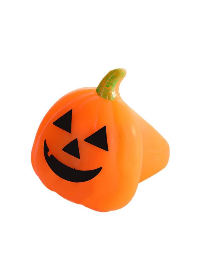 Special Ring Luminous Finger Light Led Flash Pumpkin Luminous Bracelet Children's Toy Gift-Color:Wansheng Luminous Pumpkin (24 Pieces For Free)-Specifications:5*3*3  - Image 1
