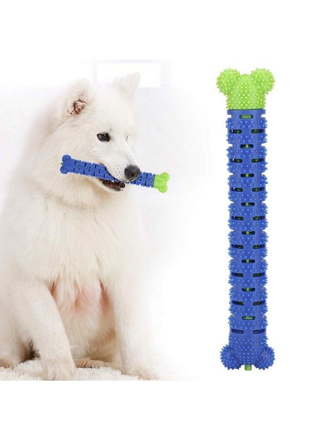 YOUTHINK - YOUTHINK Pet Dog Dog Teeth Grinding Stick, Silicone Blue Green Pet Molar Tooth cleansser Brushing Stick cleanssing Supplies Toothbrush Toy for Dogs - Image 1