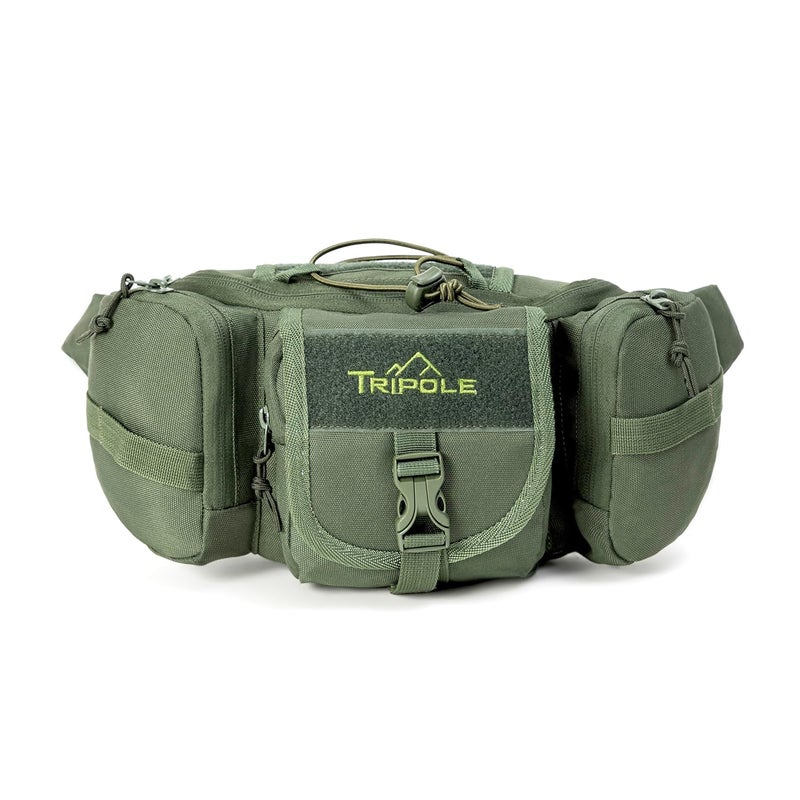 TriPole Tactical Waist Pack and Fanny Bag for Men & Women | Lightweight & Durable | for Travel, Hiking & Outdoor Use - Image 1