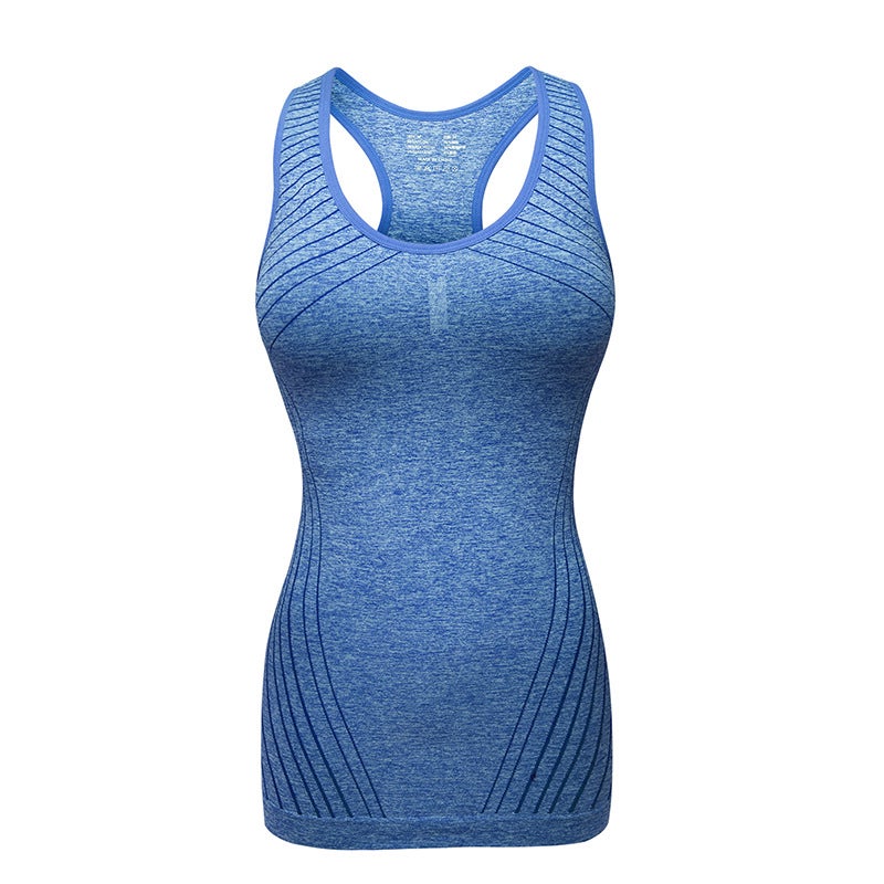 Generic Special offer sports short-sleeved shorts pants running fitness tight quick-drying breathable sweat-absorbent slim-fit top yoga clothes 0404 blue