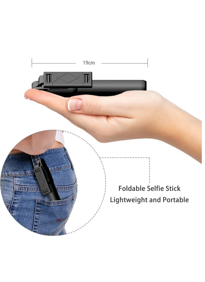 ELTRAZONE Phone Tripod | Selfie Stick Tripod with Remote | 3 in 1 Extendable Tripod for Phone with Remote Holder | Portable, Lightweight, Extendable Phone Tripod for iPhone and Android (Black)  - Image 5