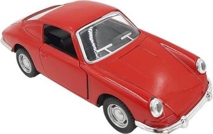 Nostaljik Lezzetler Nostalgic Classic Metal Pull Back Car Red Doors Open (1/36 Scale) Mod:5  - Image 1