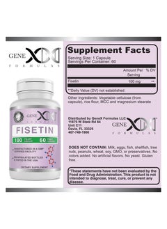 Fisetin Dietary Supplement 60 Capsules - pzsku/Z97DB02A4E3501AF4CF9DZ/45/_/1739367102/29f0cdfa-7663-43fc-ae7f-de0741662bbf