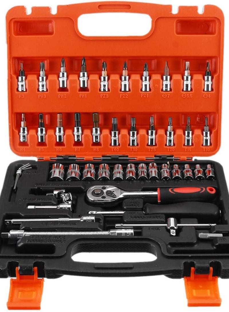 GGOOT Ratchet Wrench Sleeve Kit Car Boat Motorcycle Bicycle Hardware Repair Tool 12/46/53Pcs - Image 5