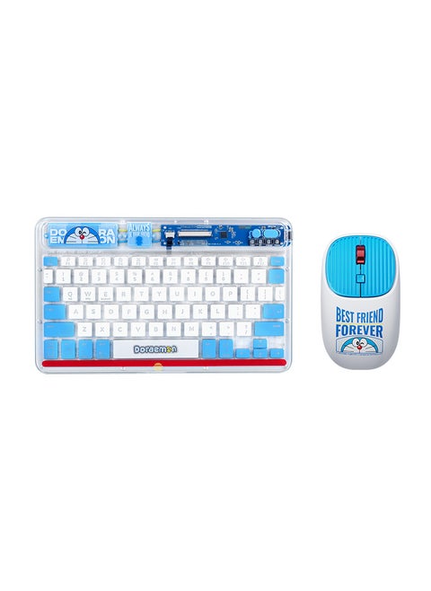 Doraemon Wireless Keyboard Mouse Combo for Home Office Keyboard and Mouse suit
