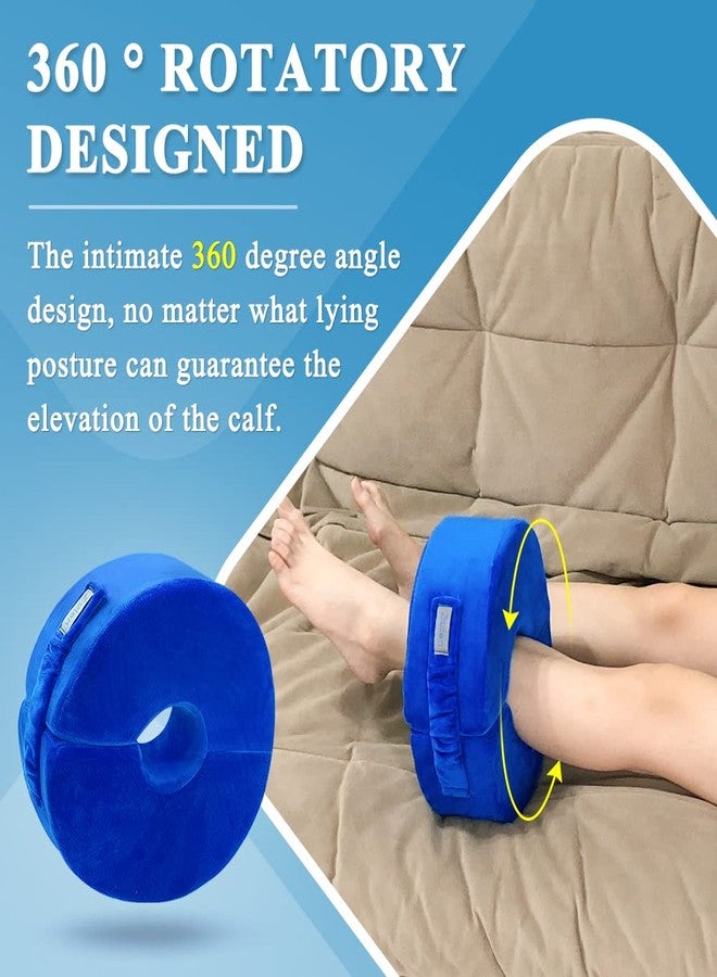 Zelen Leg Elevation Pillow Foot Ankle Elevation Leg Support Pillow to Elevate Foot Wedge Pillow Post Surgery Leg Elevator Cushion Heel Protectors for Pressure Sores Ulcer Leg Rest Pillow - Large, 1 PCS - Image 4