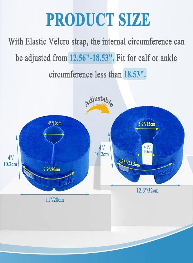 Zelen Leg Elevation Pillow Foot Ankle Elevation Leg Support Pillow to Elevate Foot Wedge Pillow Post Surgery Leg Elevator Cushion Heel Protectors for Pressure Sores Ulcer Leg Rest Pillow - Large, 1 PCS - Image 3