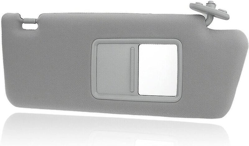 QASULER Gray Right Driver Side Sun Visor with Mirror for Toyota Tacoma - Image 1